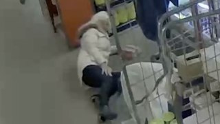 CCTV exposes fraudster who staged fake accident in supermarket