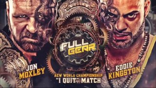 AEW Full Gear 2020 - Jon Moxley vs Eddie Kingston (I Quit Match, AEW World Championship)