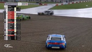 BRITISH GT 2024 Donington Park Race Huge Rain Chaos
