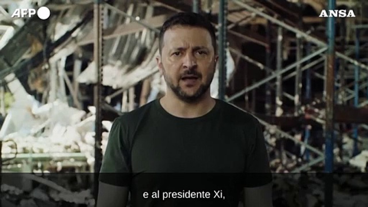 Zelensky invita Biden e Xi al vertice di pace in Svizzera