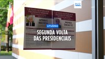 Lituanos voltam às urnas para a segunda volta das eleições presidenciais