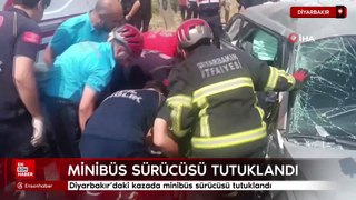Diyarbakır’da 1 öğretmenin öldüğü, 3 öğretmenin yaralandığı kazada minibüs sürücüsü tutuklandı