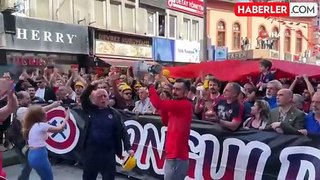 Zonguldak Kömürsporlu taraftarlar takımları için sokağa döküldü