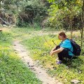 Clearing weeds in the field and the conflict between mother and child