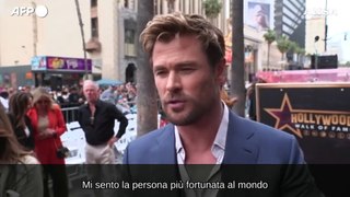 Una stella per Thor, Chris Hemsworth protagonista sulla Walk of Fame