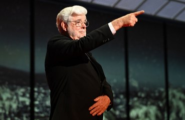 George Lucas has received an honorary Palme d'Or at the Cannes Film Festival