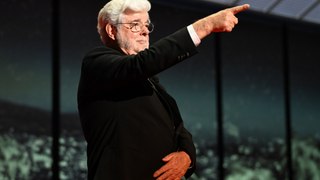 George Lucas has received an honorary Palme d'Or at the Cannes Film Festival