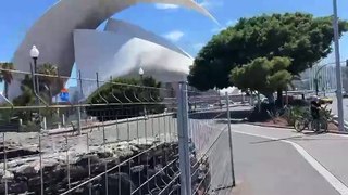 Conato de incendio junto al Auditorio de Santa Cruz de Tenerife. DA