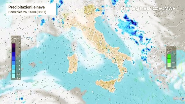 Nuova perturbazione in arrivo sull'Italia