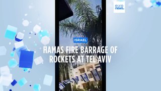 Sirens blare in Tel Aviv for first time in months as Hamas fires rockets