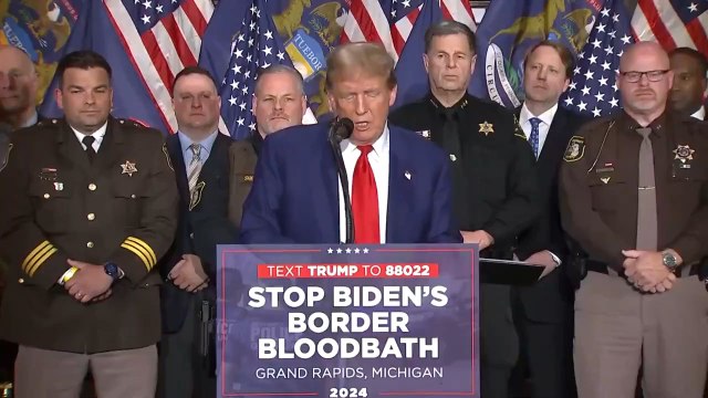 Trump : « Dès le premier jour, je fermerai la frontière et nous lancerons la plus grande opération d'expulsion intérieure de l'histoire de notre pays. »