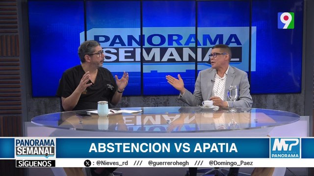 “Abstención Vs Apatía” y ¿Caída Democracia? | Panorama Semanal