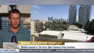 Sirens sound in Tel Aviv after Hamas fires rockets