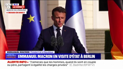 Emmanuel Macron: "Ce n'est pas moi qui ai choisi un adversaire qui est l'extrême-droite, ce sont les Français qui me l'ont donné"