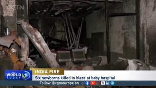 At least six newborn babies killed in a fire at a baby hospital in India