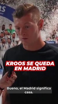 Toni Kroos: El Real Madrid es mi casa