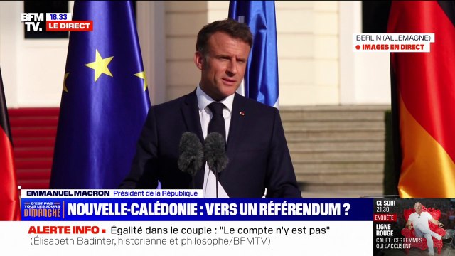 Nouvelle-Calédonie: Emmanuel Macron affirme avoir confiance dans l'esprit de responsabilité de toutes les parties prenantes