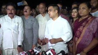 RAJKOT FIRE TRAGEDY AT TRP GAME ZONE GUJARATI BRIEFING BY STATE HOME MINISTER HARSHBHAI SANGHAVI