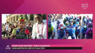 ¡Gigante, Daniel Felipe Martínez! Subcampeón del Giro de Italia