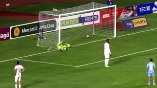 Video: El blooper de Diego Zamora con un gol insólito ante Bolívar