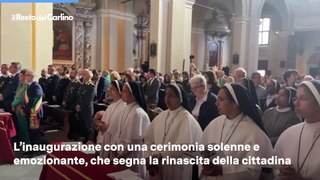 Riapre il Duomo di Finale Emilia dopo il terremoto: il video