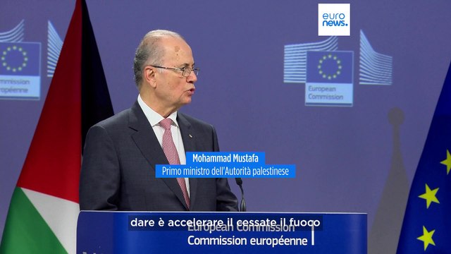 Gaza, il premier palestinese Mustafa a Bruxelles: Tutti i Paesi europei riconoscano la Palestina