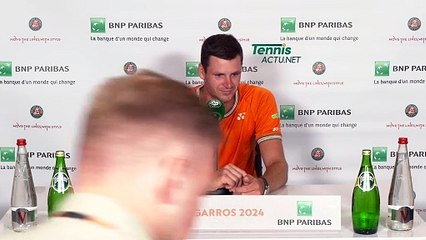 Tennis - Roland-Garros 2024 - Hubert Hurkacz : "I knew that if I raised my level a little, everything would be fine"