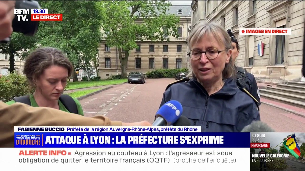 Attaque au couteau à Lyon: "Aucun pronostic vital n'est engagé", déclare la préfète Fabienne Buccio