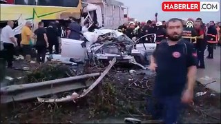 Mersin'de katliam gibi trafik kazası: 10 kişi hayatını kaybetti