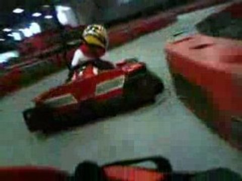 Racing at MB2 raceway with electric karting