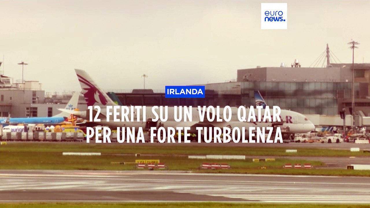 Turbolenza su un volo dal Qatar diretto in Irlanda: almeno 12 feriti