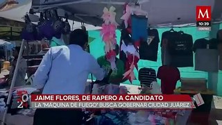 Jaime Flores es rapero, ahora busca gobernar Ciudad Juárez