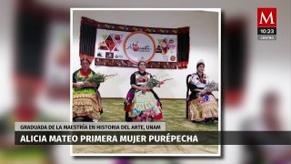 Conoce a la primera mujer purépecha en obtener la maestría en Historia del Arte