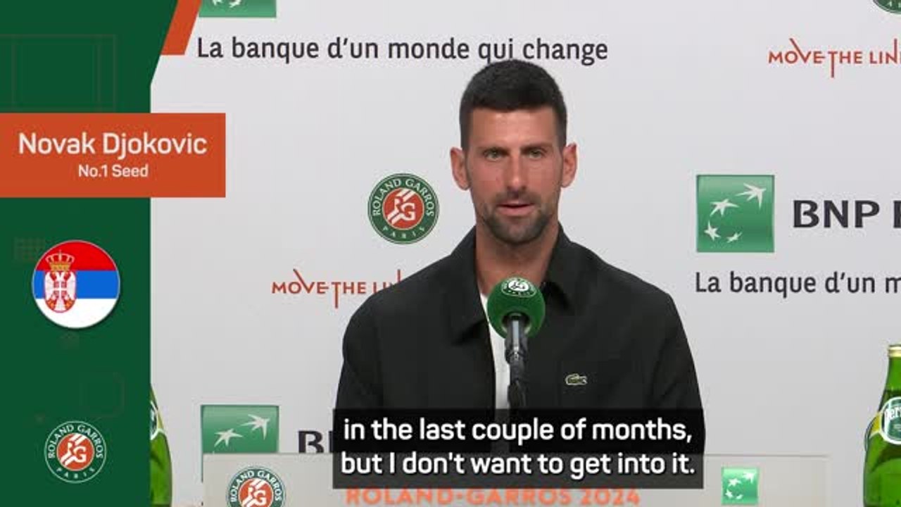 'I don't want to open Pandora's box' - Djokovic...