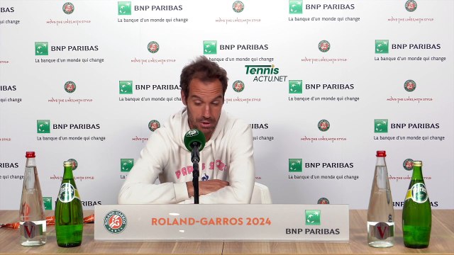 Tennis - Roland-Garros 2024 - Richard Gasquet : Tu n’es pas tout jeune, tu as envie de revivre des moments comme cela