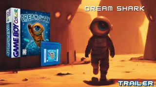 DREAM SHARK (For Game Boy Color) - A 8 bit retro sci-fi action-adventure game about learning presence through a child's lucid dream. Gameboy Color and Modern Platforms.