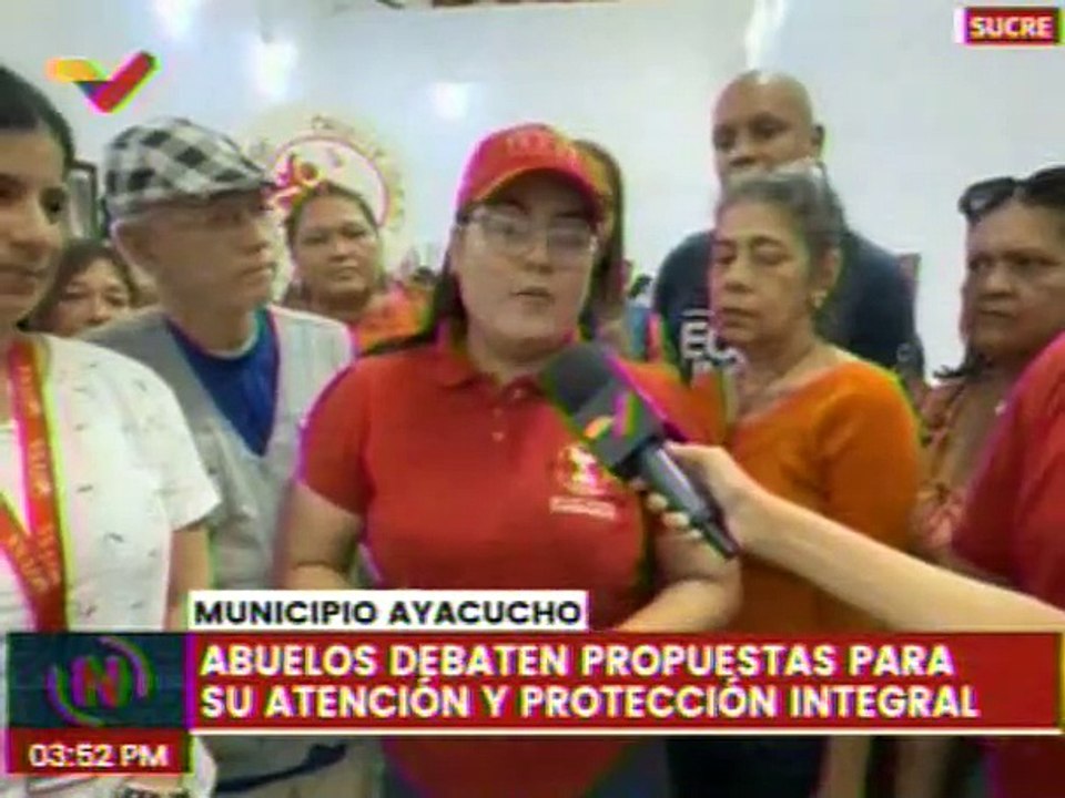 Sucre | Abuelas y abuelos se reúnen para debatir propuestas para la atención y protección integral