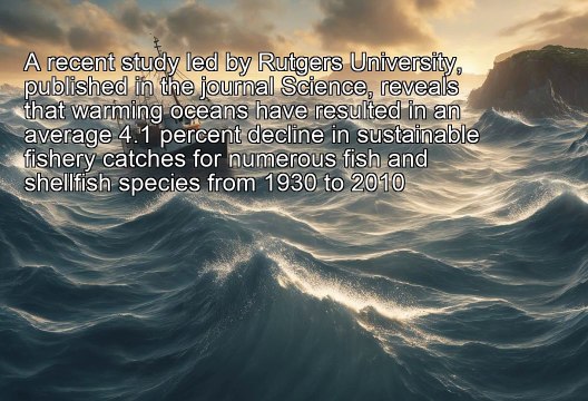 Warming Oceans Threaten Sustainable Fisheries
