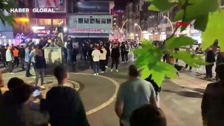 Galatasaray taraftarına Rizesporlulardan engel! Kutlamaya müsaade etmediler