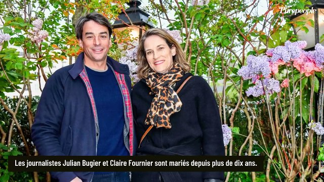 Julian Bugier raconte son coup de foudre pour sa femme Claire, journaliste de LCI un peu plus âgée que lui