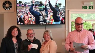 Dedicated Saundersfoot New Year’s Day Swim fundraisers recognised for their efforts