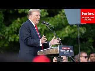 Trump Touts His Record As Real Estate Developer In NYC At Campaign Rally In The Bronx