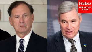 'He Needs To Recuse Himself': Sheldon Whitehouse Blasts Justice Samuel Alito Over Flag Controversies