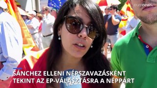 Sánchez elleni népszavazásként tekint az EP-választásokra a spanyol Néppárt