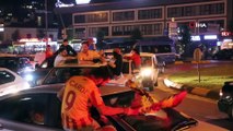 Şampiyonluğu kutlamak isteyen Galatasaraylı taraftarlara Tatanga engeli