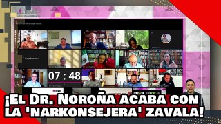 ¡VEAN! ¡El Dr. Noroña acaba con la ‘Narkonsejera’ Zavala por mentir en que le falta lana al INE!
