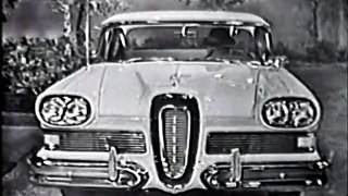 1958 Ford Edsel automobile TV commercial
