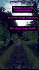 23. Aprende a decir en Ingles: My sister sings beautifully.