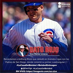 Dato Rojo: Recordamos a Anthony Rizzo