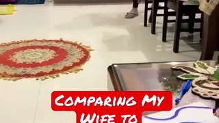 Comparing My Wife toEx-Girlfriend  _ WIFE KA GUSSA _ #prank #comedy #couple #youtubeshorts